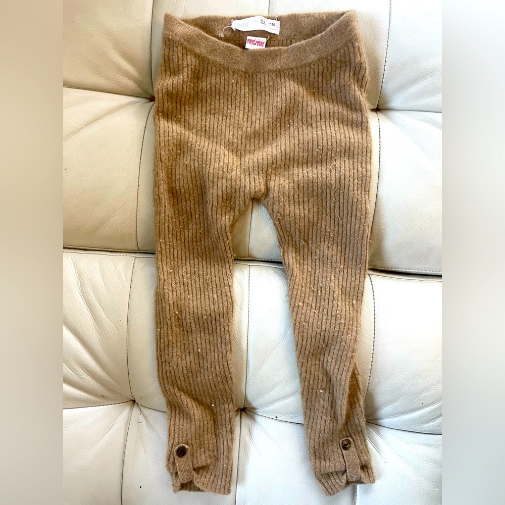 Zara Boys Cashmere Pants- Camel Color, Size 4-5 Years (Toddler), retails for $55